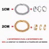 Dolores Cadena Hombre Cubana Diamant Esclava Pulsera Caballer Anillo