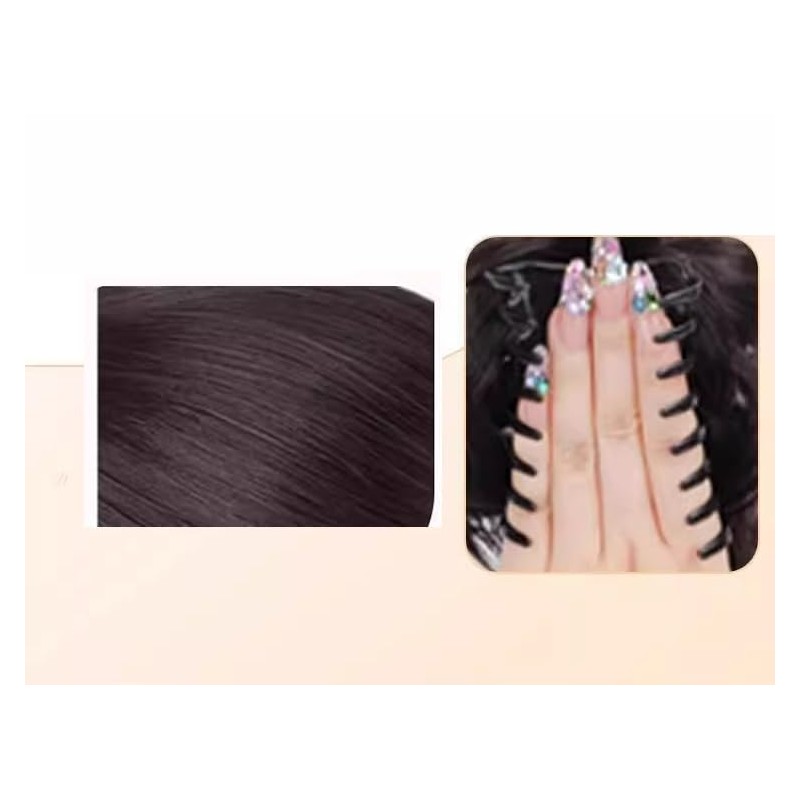 HairPieces for Women Detachable Claw Clip Synthetic Hairpieces for Tendrils