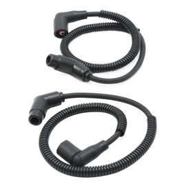 Anxingo 2Pcs 420265020 15" & 24.4" Spark Plug Wire with Cap Replacement for Commander 800 2011 2014 2015 2017 Replacement for Commander 800R 2012 2013 2016 2017 Commander MAX 800R 2016 2017