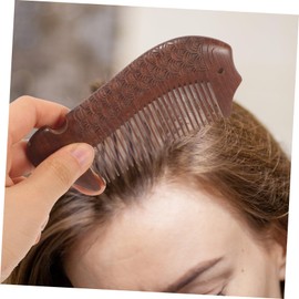 Mikinona Wooden Comb Anti Static Comb Wet or Dry Hair Comb Birth Comb Travel Hair Comb Birthing Combs for Labor Portable Hair Comb Wooden Beard Combs Mini Comb Brush Miss Pocket