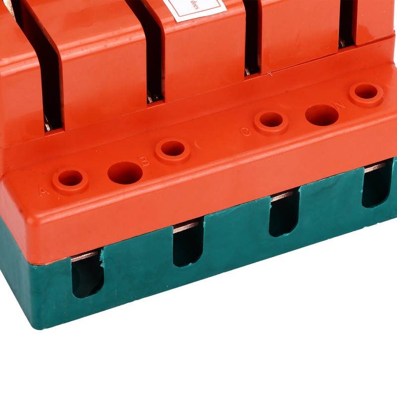 Knife Safety Switch 4P Single Throw 100A AC 380V Terminal