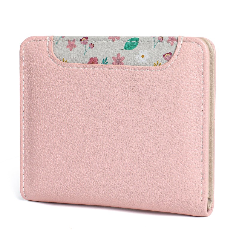 Small Wallet Women RFID Blocking Bifold Leather Wallets for Women