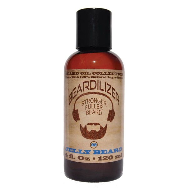 Beardilizer ® Beard Oil Collection - #22 Jelly Beard 4 Oz - Made with 100% Natural Ingredients