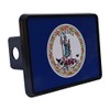Rogue River Tactical Virginia State Flag Trailer Hitch Cover Plug