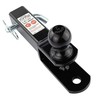 TOPTOW ATV/UTV Trailer Hitch Towing Ball Mounts, 2-Inch Ball, Clevis