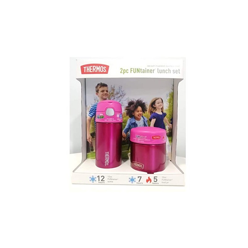 Thermos FUNtainer Lunch Set Bottle and Food Jar for Kids