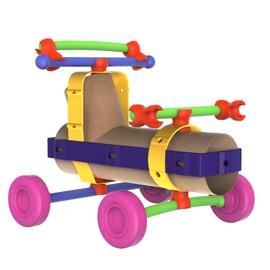 Oddy Basic Vehicle Creative Building Kit - Eco-Friendly STEM Toy Set for Kids 6+