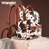 Wrangler Medium Cow Print Backpack Cute Daypacks Bookbag Purse for