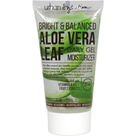 Urban Hydration Bright & Balanced Aloe Vera Leaf Facial Gel Moisturizer Lightweight, Hydrates, Reduces Inflammation, Fights Acne, Anti-Aging Benefits For Smooth Skin, All Skin Types 2.5 Fl Ounce