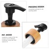 SAFIGLE 2pcs Refillable Shampoo Dispenser Bottles Durable Lotion Pump for