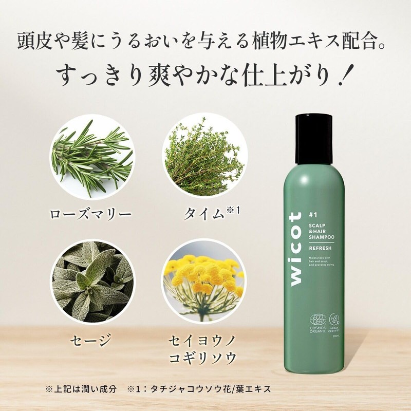 wicot Scalp & Hair Shampoo Refresh a Scalp Shampoo Scalp