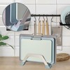 KOFRAND Plastic Cutting Boards with Grinding Area and Measurement, Cutting