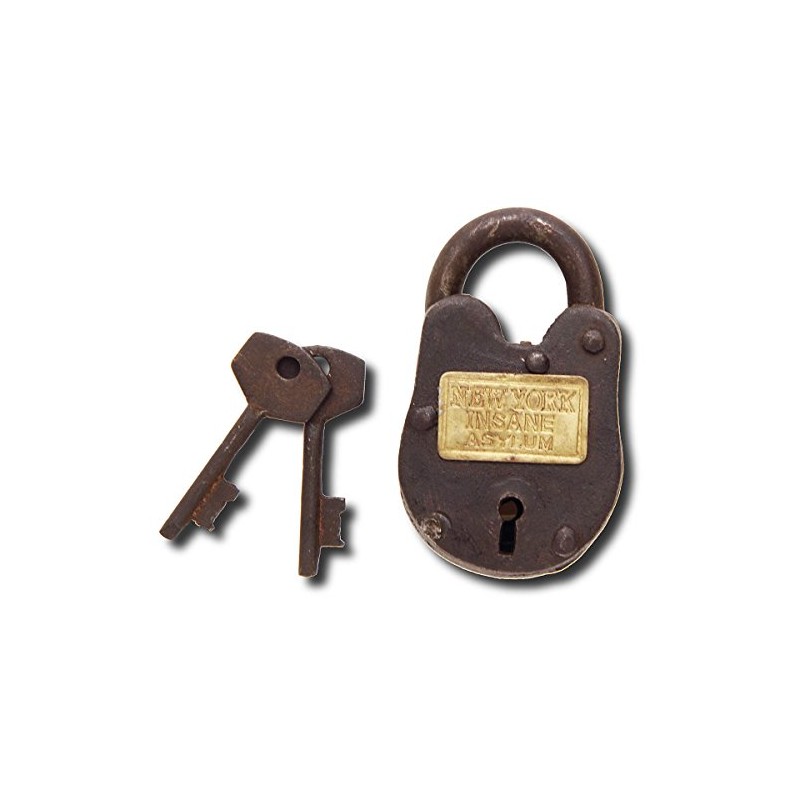 NY Insane Asylum Padlock w/Keys