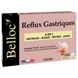 Belloc Gastric Reflux 4in1 20 Chewable Tablets