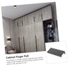 SHINEOFI 4pcs Invisible Pull Handles Back Mount Finger Pull for