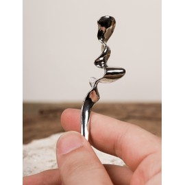 HAQUIL Silver Beatpin Antique Viking Celtic Knot Celtic Celtic Clip Cape De Cabello Plateado Decoración De Cabello Irlandés Para Joyería De Cabello Largo