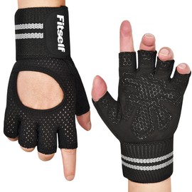 Fitself Fitness Gloves Weight Lifting Gloves Training Gloves with Wrist Protection Non-Slip Sports Gloves Women Men for Gym Strength Sports Croszfit Workout Cycling