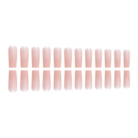 Press on Nails Extra Long Square SWEKKE Pink Fake Nails Pink Solid Color Full Cover Glue on Nails Glossy Acrylic Press on Nails Stick on Nails Artificial Nails for Women Girls 24 Pcs