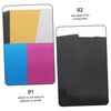 Tofficu 5sets 25pcs Smooth Blank Business Cards for DIY Engraving