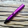 Torch Lighter,Handheld Multifunctional All-in-One Tube Built-in Detachable Windproof Lighter,Outdoor,Indoor,Camping,Candle,Birthday,Purple(2PCS)