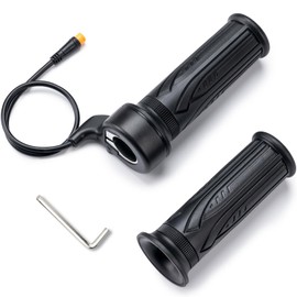 Zeekpowa EBike - Acceleratore Full Twist – impermeabile, comoda impugnatura per bici elettrica/scooter (22,2 mm)