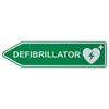MedX5 Defibrillator (AED) Location Label Sticker, Defi Location Sign, AED