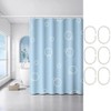 Armo® 24 x Plastic C Shaped Shower Curtain Hooks White