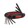 sourcing map 2pcs Folding Torx Wrench T9-T40 8 in 1
