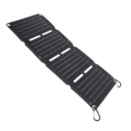 40W Monocrystalline Silicon Solar Panel, Foldable, Fast Charging, QC, Dual USB Controller Output, 4-Way, Essential for Outdoor Travel, Unique
