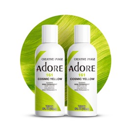 Adore Shining Semi Permanent Hair Colour Cosmic Yellow (161), 4 oz