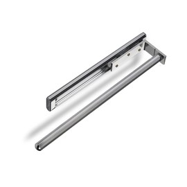 SOTECH TED Extendable Towel Rail 1-Arm Polished Chrome (Aluminium, 325-487 mm) Telescopic Towel Rail for Bathroom or Kitchen Pack of 2