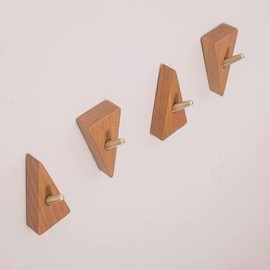 Wood Wall Hooks | Coat Hooks - Material: Beech A (down)