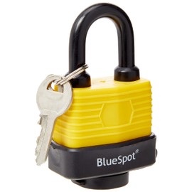 Fort Knox 77011 40 mm Weather Resistant Keyed Alike Padlocks - Yellow (Pack of 4)