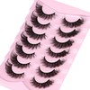 Mink Lashes Full False Eyelashes Wispy Cat Eye Lashes Strip