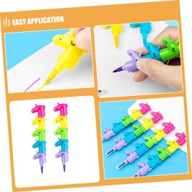 VILLFUL Buildable Animal Horse Shape Crayons Fun Textas for Boys and Girls School Party Favors