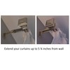 Simply Sublime Adjustable Curtain Rod Extension Brackets - ⅝ or