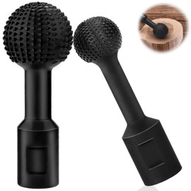 Pyroclasia 2 x Ball Cutter Wood Carving 25 mm/40 mm Ball Chisel Wood Cutter for Angle Grinder Woodworking Tools Wood Rasp for Drill Ball Head Grinder Milling Disc for 115/125 mm