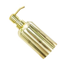 MAGICLULU Luxury Gold Hand Bottle Soap Dispenser Pump Liquid Soap Refill for Bathroom Kitchen Stainless Steel