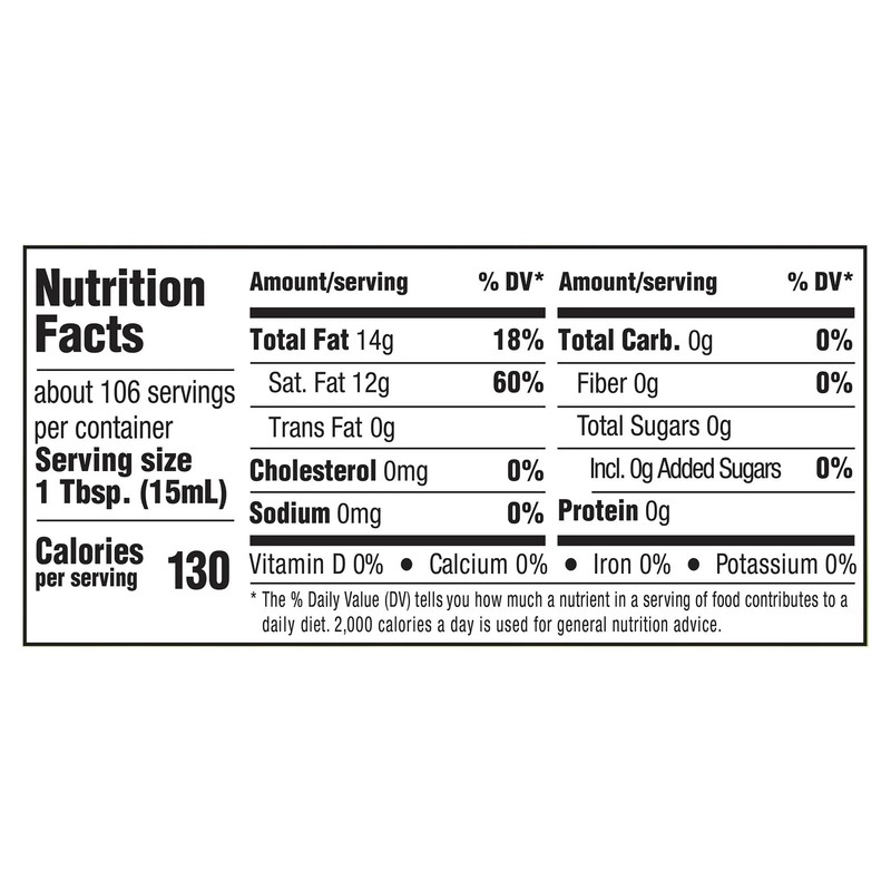 Expeller Pressed Organic Unrefined Virgin Coconut Oil with No Artificial