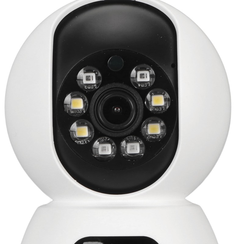 Indoor Camera Dual Lens 2K Full HD Night Vision Two