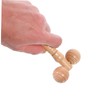 SAFIGLE 2pcs Portable Wooden Rolling Massager Handheld Rollers for Back