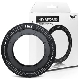 H&Y Step-Up Rings Adapter Variable Step Up Ring Lens Filter Adapter Rings Stepping Up Ring 67-82mm to 82mm, RevoRing Series