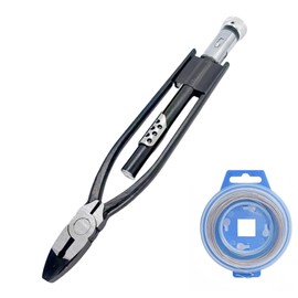 6 Inch Reversible Wire Twister Pliers with 50ft Stainless Steel Twist Safety Lock Grip Wire .032, Left and Right Twists,Wire Twisting Tool Lock Wire Pliers for Motorcycle/Aircraft Auto Industry
