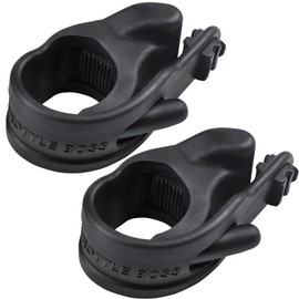 Cranviech 2 Pack Motorcycle Electrombile Throttle Assist Cruise Control Grip Throttle Clamp Handlebar Rocker Rest Accelerator Assistant for Bicycles Motorcycles