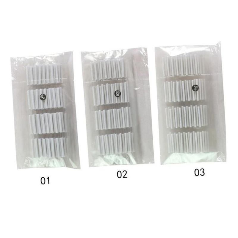 LALAFINA 160pcs Eyelash Rods Eyelash Tools for Home Store Use