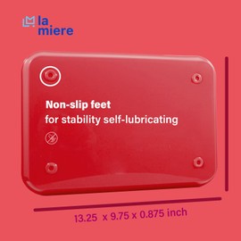 LA MIERE 8Pcs Autoclavable Dental Procedure Tray Lockable Set up Flat Trays Size B (Ritter),Plastic Instrument B-Lok Flat Trays, 13.25 x 9.75X 0.875 Inches (8, Viva Magenta)