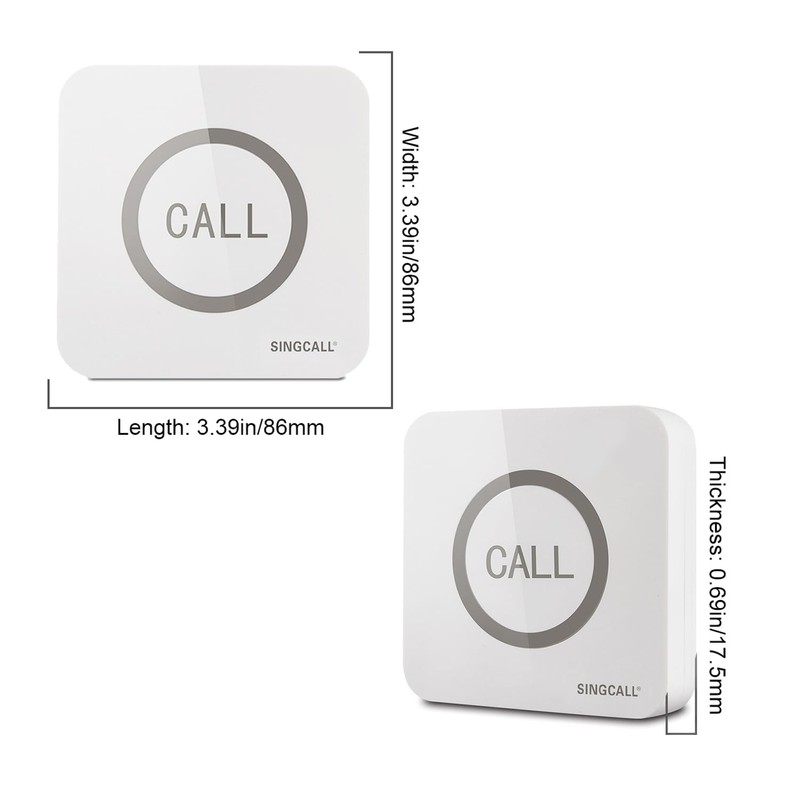 SINGCALL Restaurant Pager System Waiter Calling System Pagers and Beepers