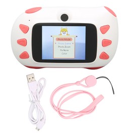 Kids Digital Camera 2.0 Inch LCD Screen Rechargeable Children Toy Camcorder for 3‑10 Years Old Girls Boys