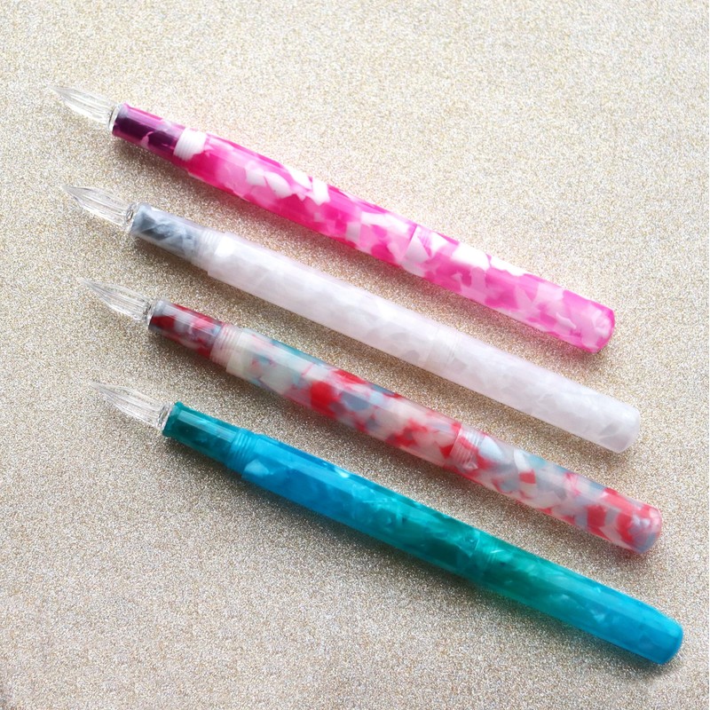 Teranishi Chemical Industry GLAAL-JR Guitar Glass Pen with Cap Aurora