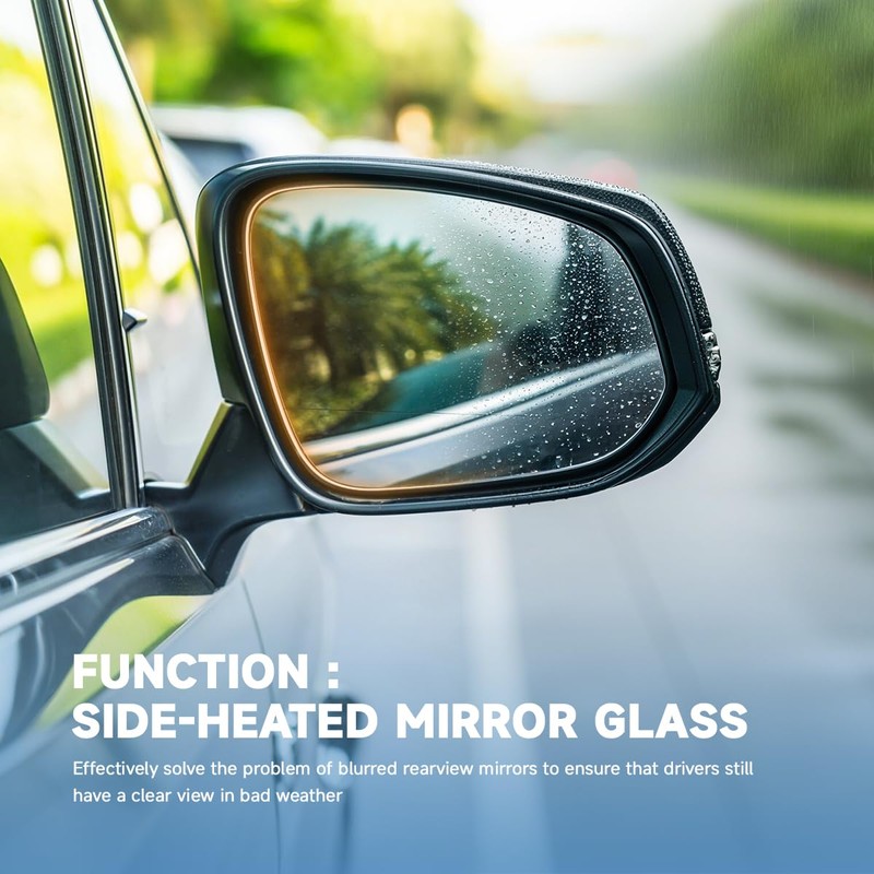 56426 Outside Heated Mirror Glass Passenger Side Compatible With Toyota